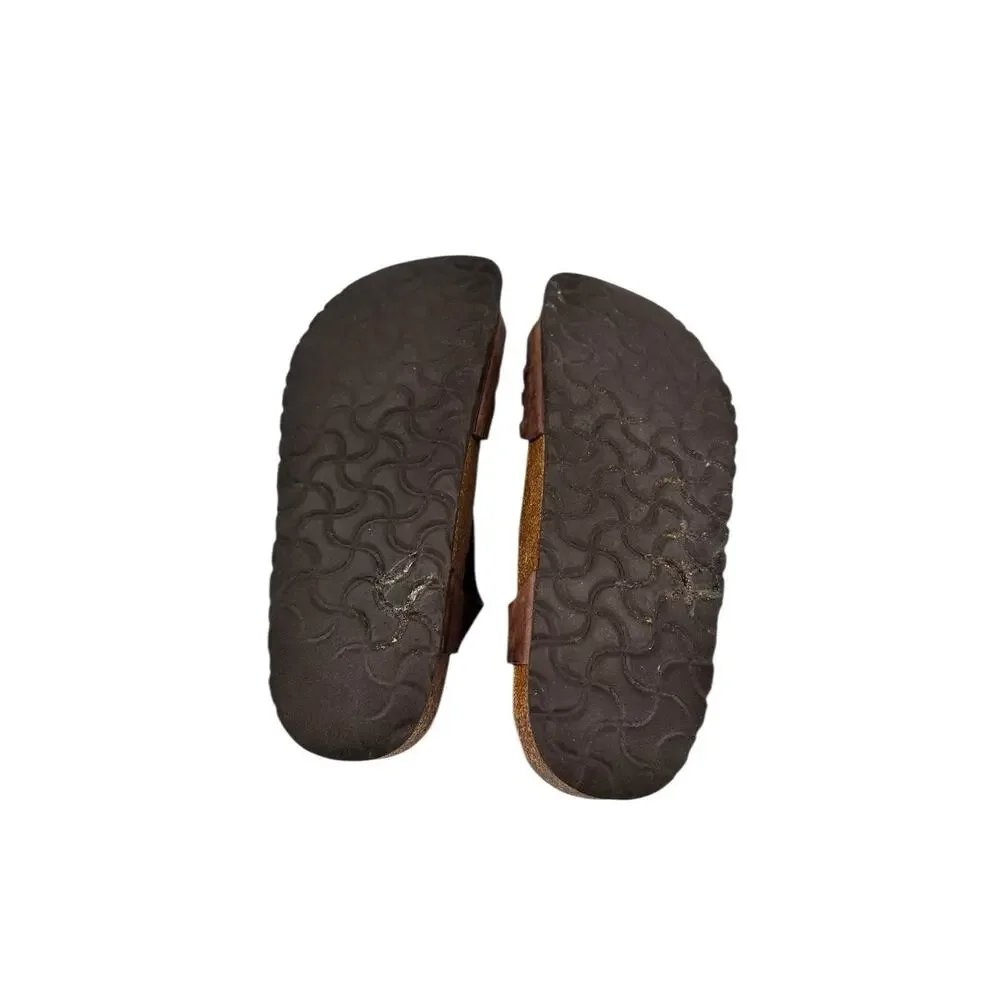 Unique Birkenstock Brown Strappy Leather Sandals